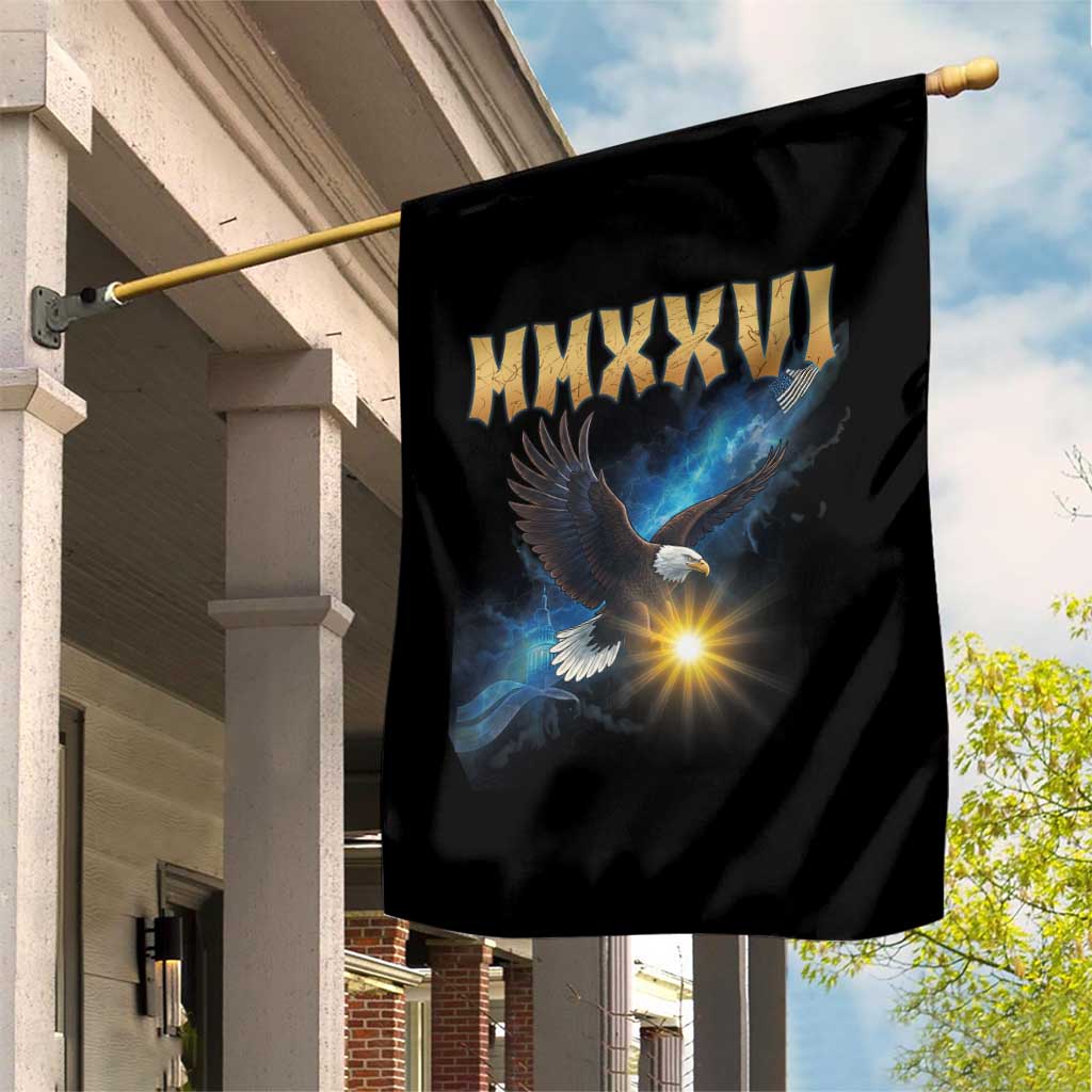 MMXXVI 2026 Eagle Garden Flag Epic Patriotic Capitol Flag USA 250th Anniversary TS02 Print Your Wear