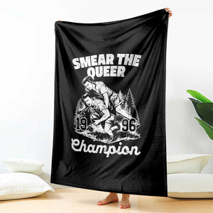 Sarcastic Smear The Qur Playround Game Throw Blanket LGBTQ Queer Pride TS02 Print Your Wear