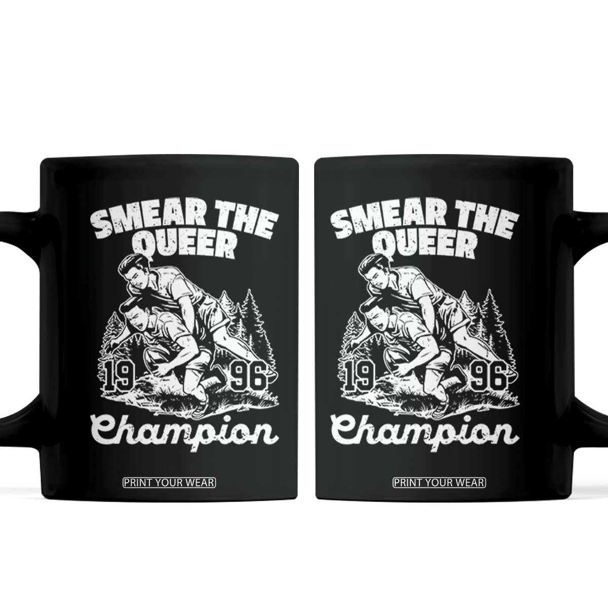 Sarcastic Smear The Qur Playround Game Coffee Mug LGBTQ Queer Pride TS02 Black Print Your Wear