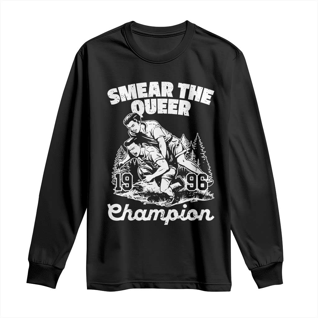 Sarcastic Smear The Qur Playround Game Long Sleeve Shirt LGBTQ Queer Pride TS02 Black Print Your Wear