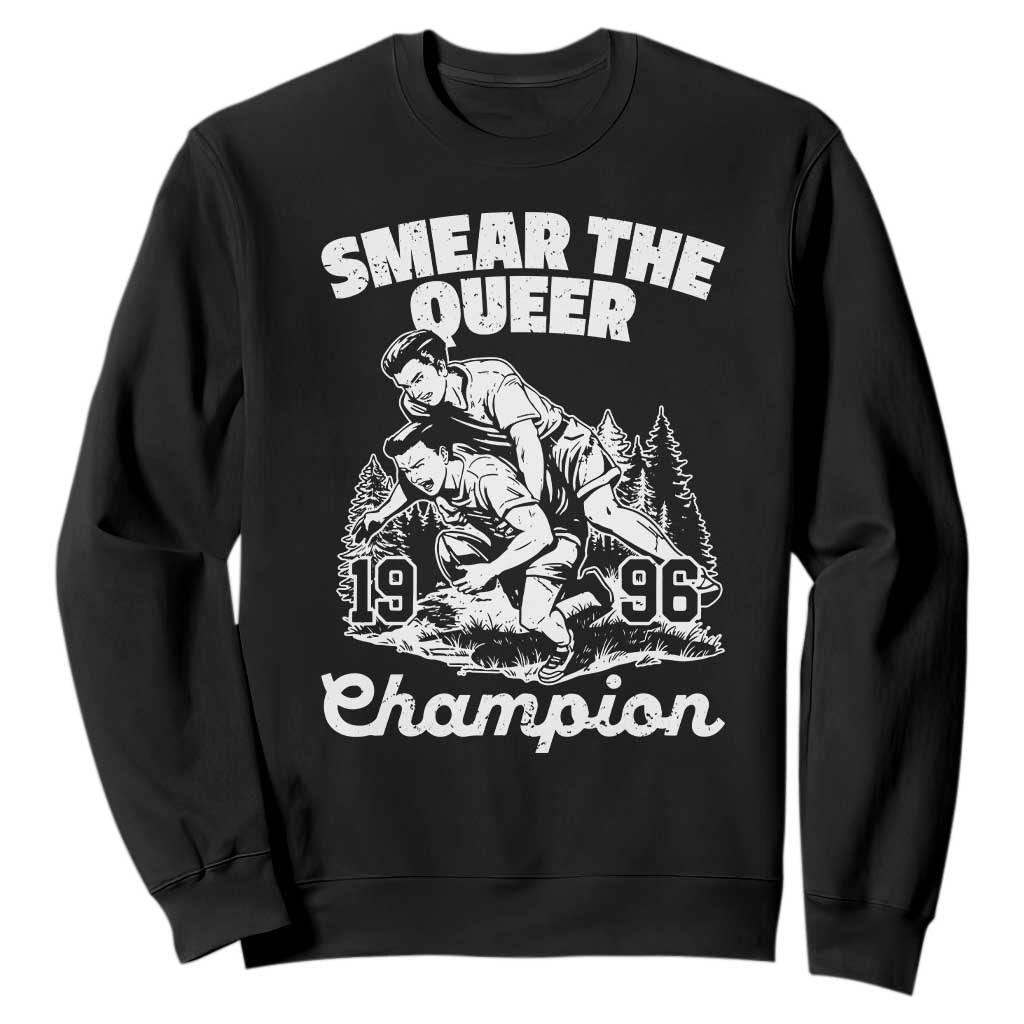 Sarcastic Smear The Qur Playround Game Sweatshirt LGBTQ Queer Pride TS02 Black Print Your Wear