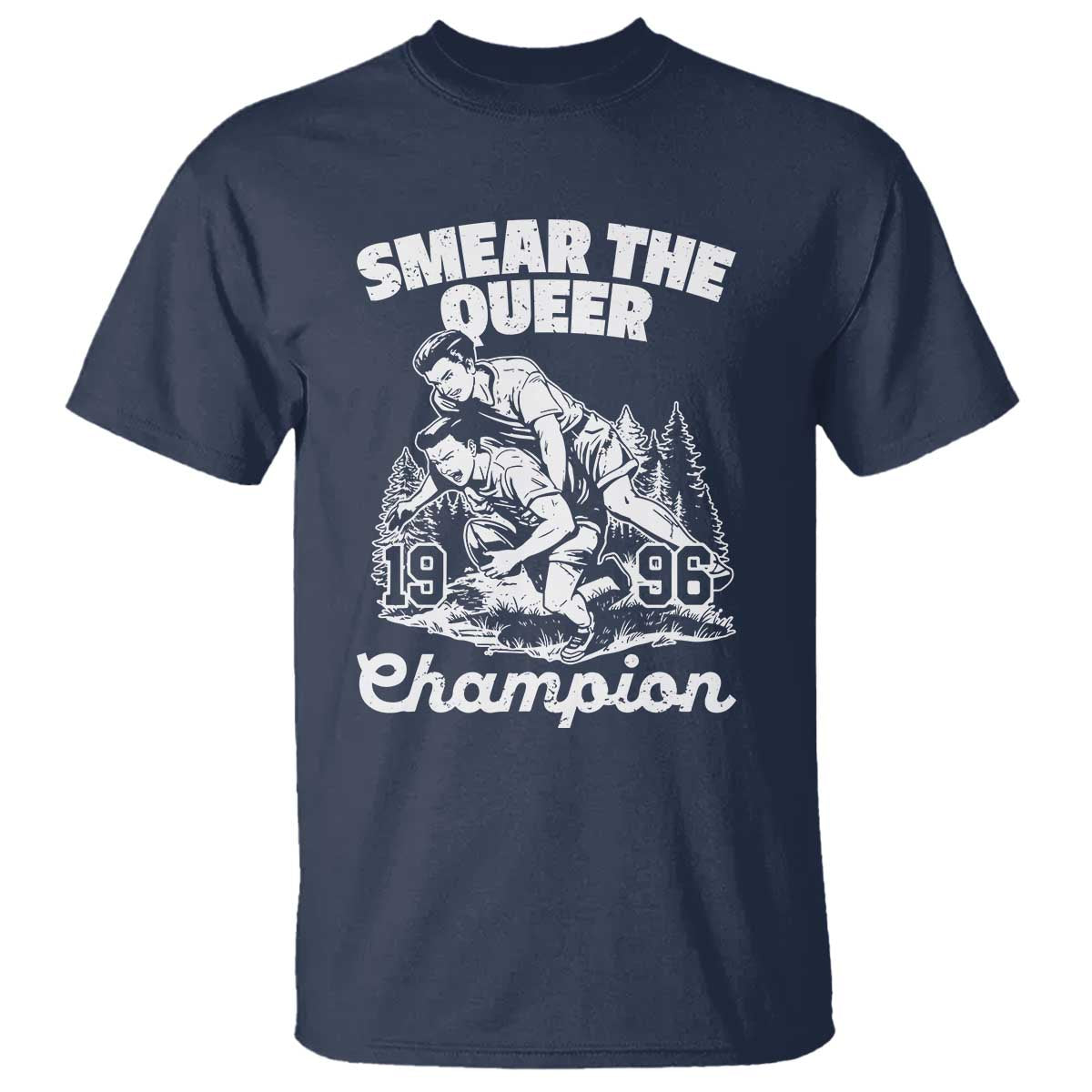 Sarcastic Smear The Qur Playround Game T Shirt LGBTQ Queer Pride TS02 Navy Print Your Wear
