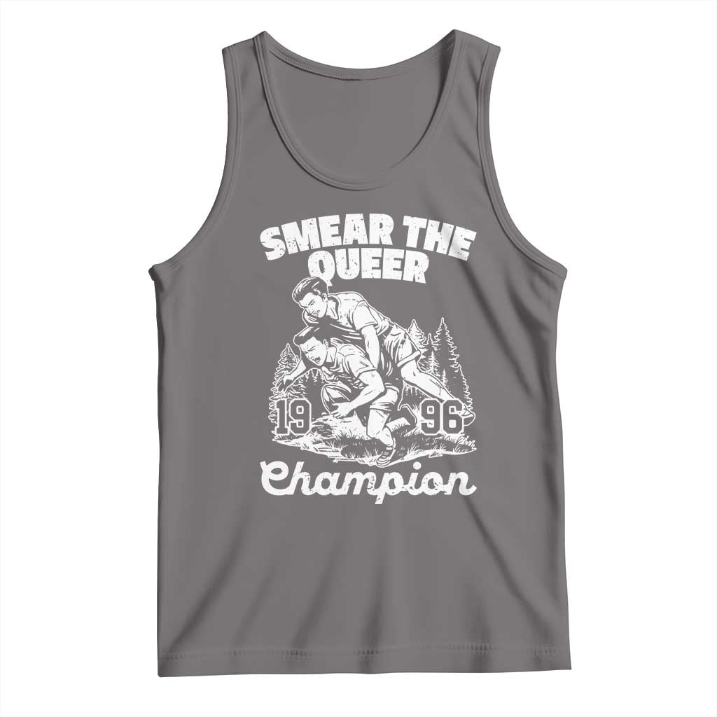 Sarcastic Smear The Qur Playround Game Tank Top LGBTQ Queer Pride TS02 Deep Heather Print Your Wear