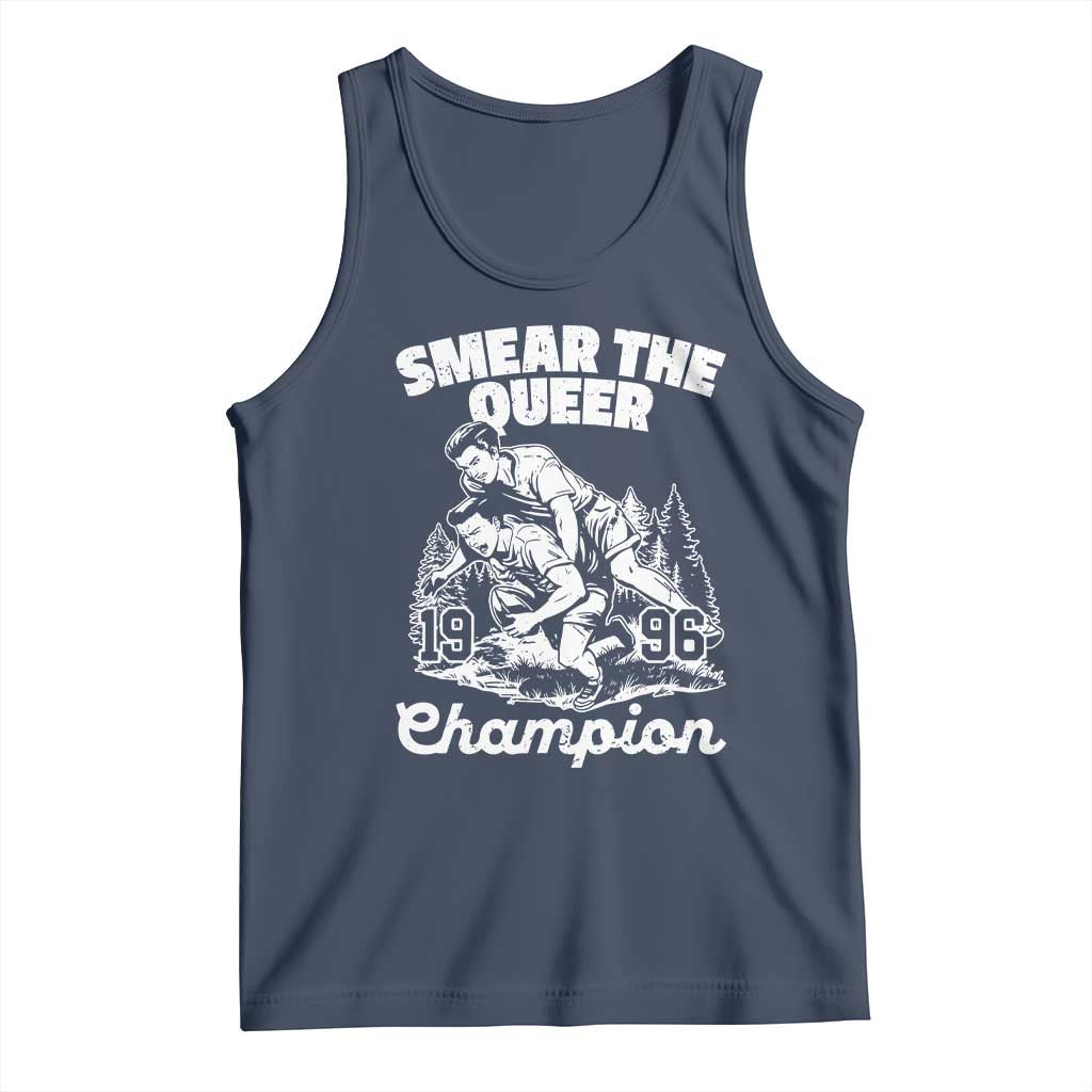 Sarcastic Smear The Qur Playround Game Tank Top LGBTQ Queer Pride TS02 Navy Print Your Wear