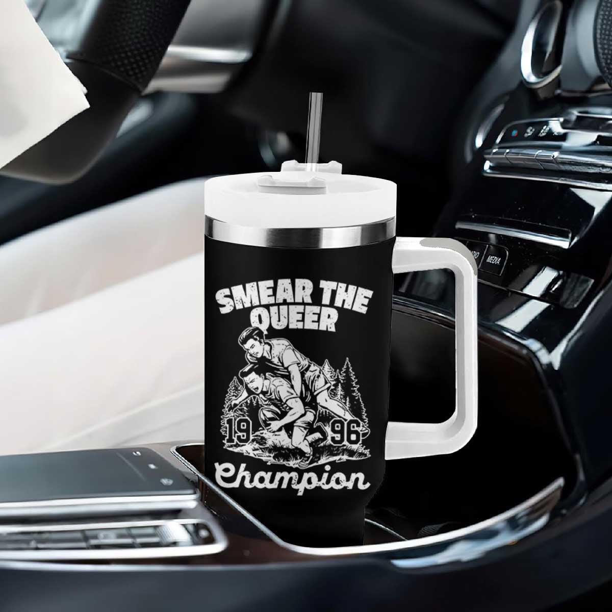 Sarcastic Smear The Qur Playround Game Tumbler With Handle LGBTQ Queer Pride TS02 Print Your Wear