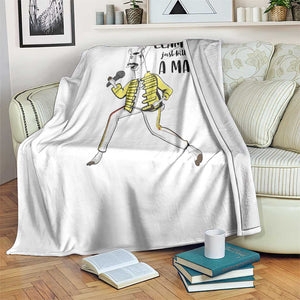 Funny Llama Just Killed a Man Throw Blanket Singing Animal Pun Internet Meme TS02 Print Your Wear