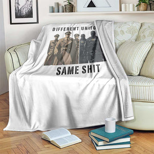 Different Uniforms Same Shit Sarcastic Throw Blanket Anti Authoritarian Fascism Protest TS02 Print Your Wear