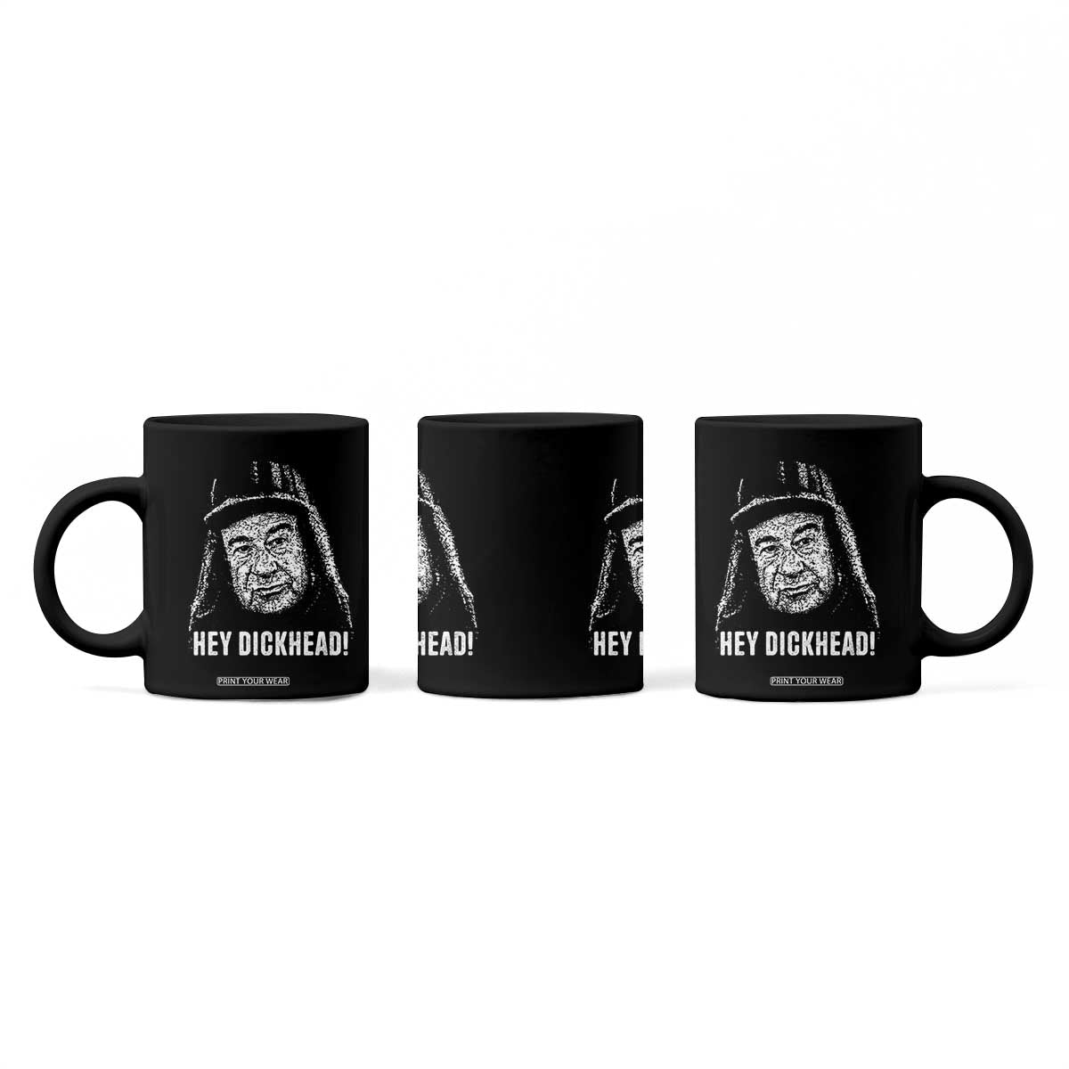 Hey Dckhead Grumpy Old Man Humor Coffee Mug Jerk Sarcastic Comedy TS02 Print Your Wear
