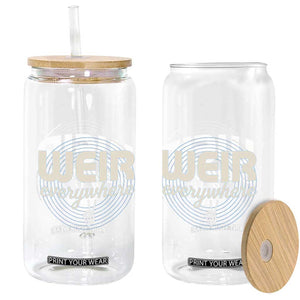 Weir Everywhere Retro Tribute Glass Can Psychedelic Peace and Music Culture TS02 Print Your Wear