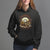 Sunflower Skull Hoodie Sunshine Mixed With A Little Hurricane Cottagecore TS02 Black Printyourwear