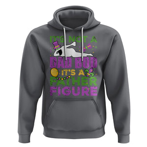 Funny Mardi Gras Dad Hoodie It's Not A Dad Bod It's A Father Figure TS02 Charcoal Printyourwear