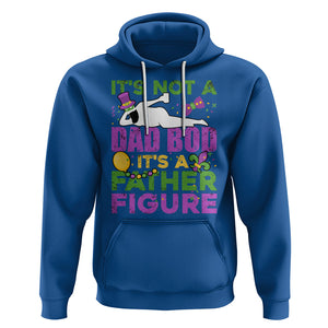 Funny Mardi Gras Dad Hoodie It's Not A Dad Bod It's A Father Figure TS02 Royal Blue Printyourwear