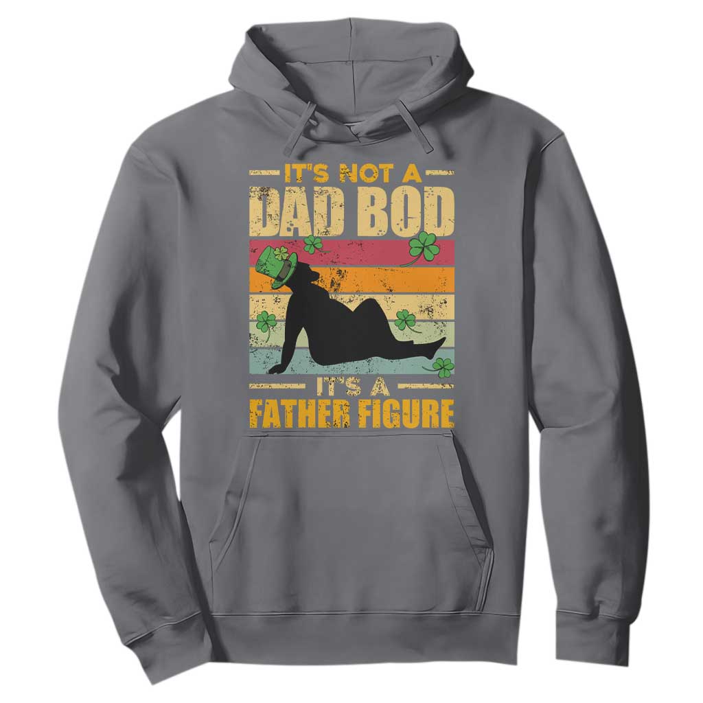 Funny Daddy St. Patricks Day Hoodie It's Not A Dad Bod It's A Father Figure TS02 Charcoal Printyourwear
