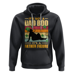 Funny Daddy St. Patricks Day Hoodie It's Not A Dad Bod It's A Father Figure TS02 Black Printyourwear