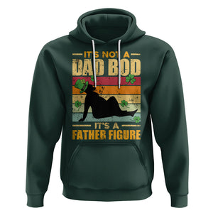 Funny Daddy St. Patricks Day Hoodie It's Not A Dad Bod It's A Father Figure TS02 Dark Forest Green Printyourwear