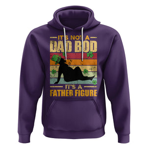 Funny Daddy St. Patricks Day Hoodie It's Not A Dad Bod It's A Father Figure TS02 Purple Printyourwear