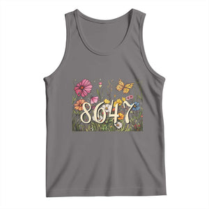 Funny 8647 Subtle Sarcasm Tank Top Floral Boho Style TS02 Deep Heather Print Your Wear