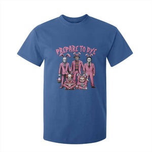 Prepare to Groovy Dye Funny Bunny Easter T Shirt For Kid Horror Dyeing Eggs TS02 Royal Blue Print Your Wear