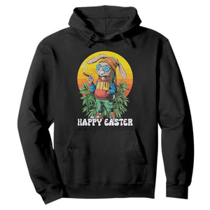Happy 420 Easter Hoodie Funny Bunny Smoking Weed TS02 Black Print Your Wear