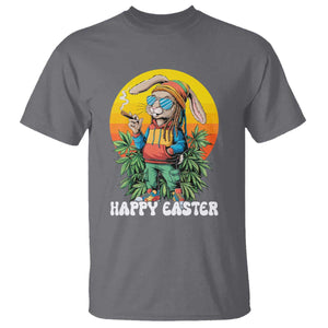 Happy 420 Easter T Shirt Funny Bunny Smoking Weed TS02 Charcoal Print Your Wear