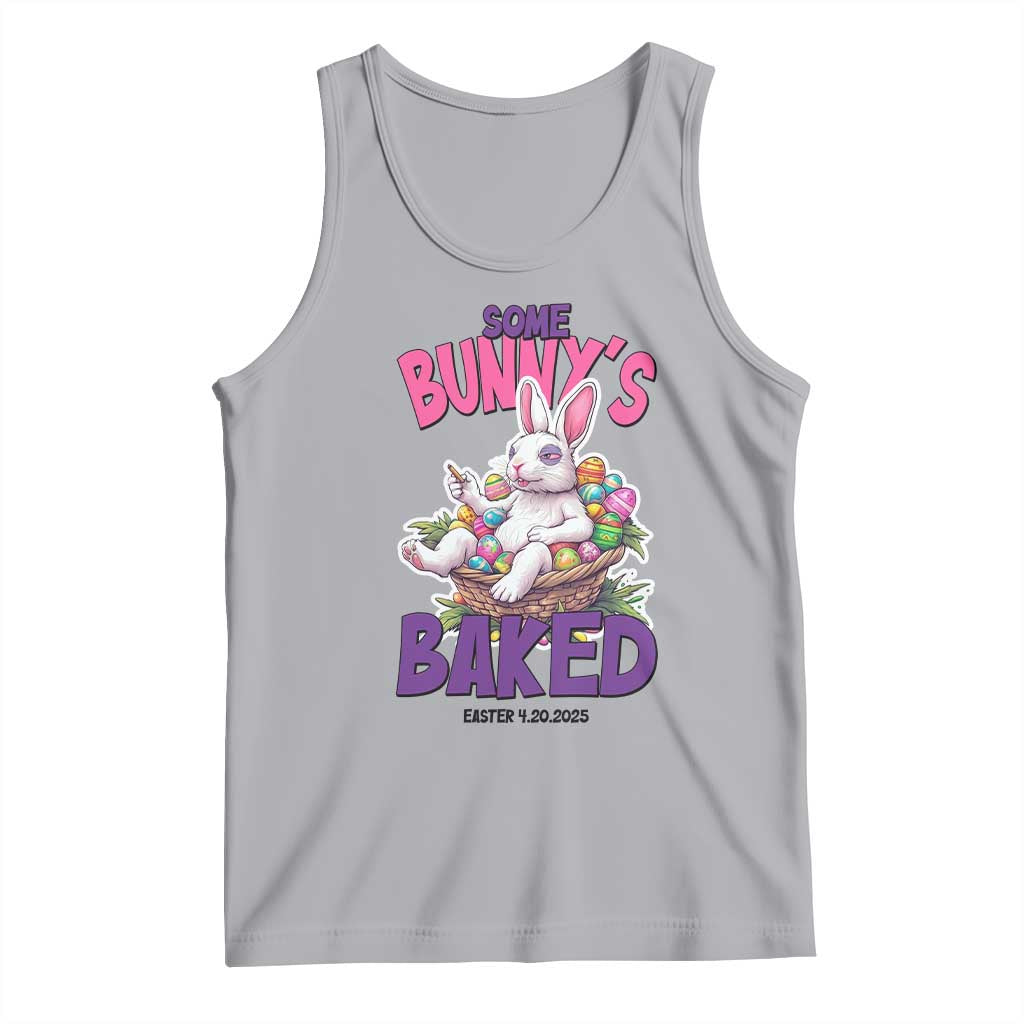 Happy 420 Easter Tank Top Bunny Funny Weed Smoking Rabbit Cannabis 4/20 Day TS02 Athletic Heather Print Your Wear