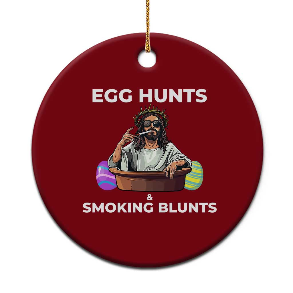 Happy 420 Easter Ceramic Ornament Blunt Stoner TS02 1pc Red Print Your Wear