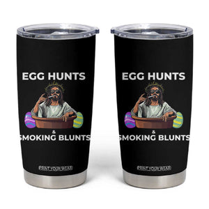Happy 420 Easter Tumbler Cup Blunt Stoner TS02 Black Print Your Wear