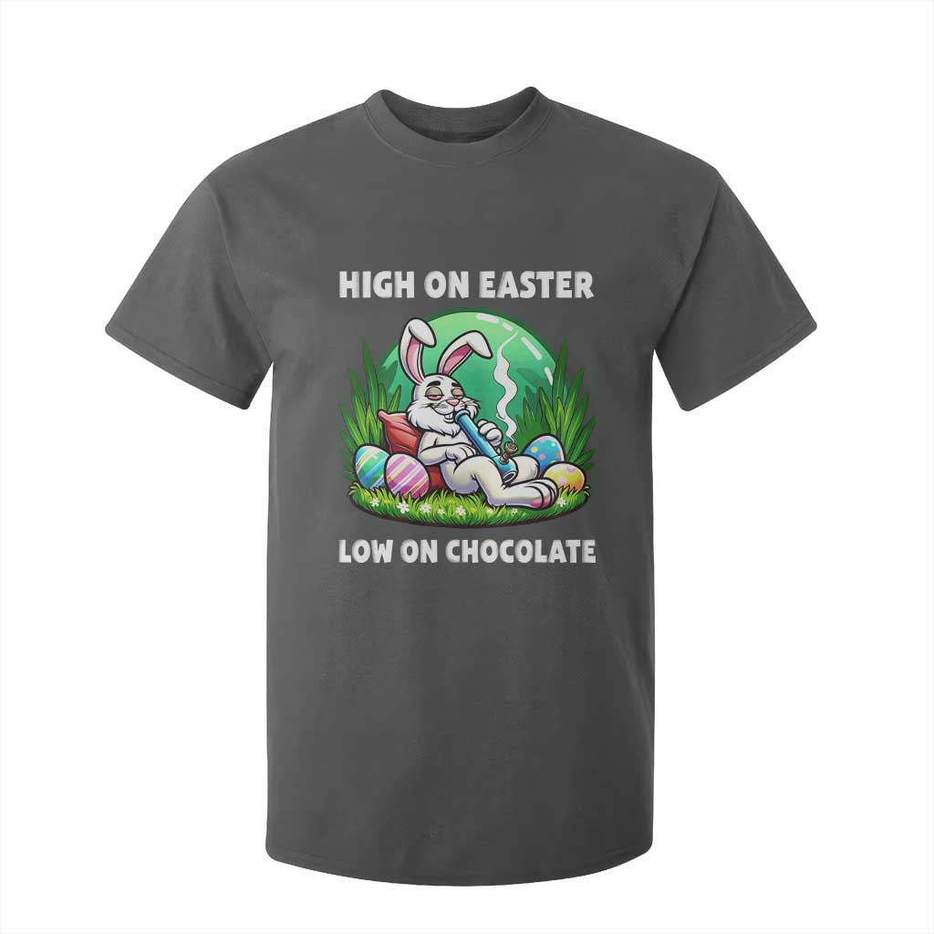 Happy 420 Easter T Shirt For Kid Funny Bunny Marijuana Cannabis Weed TS02 Dark Heather Print Your Wear