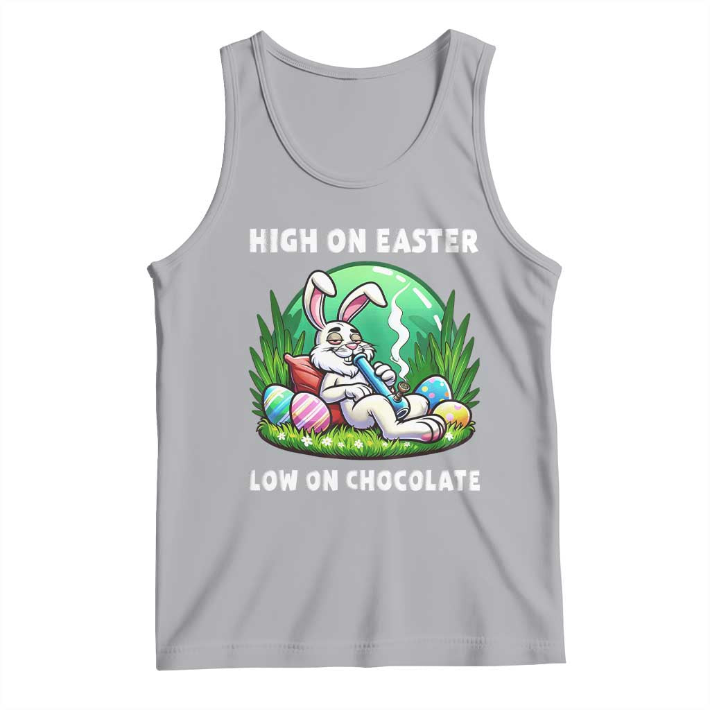 Happy 420 Easter Tank Top Funny Bunny Marijuana Cannabis Weed TS02 Athletic Heather Print Your Wear