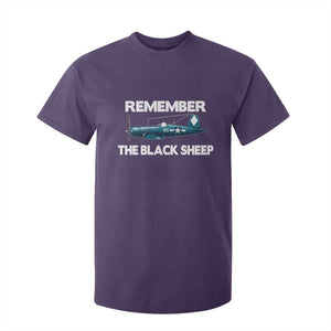 CORSAIR WWII HISTORY T Shirt For Kid Black Sheep Squadron Pilot TS02 Purple Print Your Wear