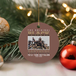 761st Tank Battalion Tribute Ceramic Ornament Black Panthers WW2 Heroes TS02 1pc Mocha Print Your Wear