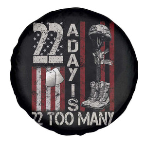 Veteran Suicide Awareness Spare Tire Cover 22 A Day Is 22 Too Many TS02 Print Your Wear