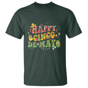 Happy Cinco De Mayo T Shirt Mexican Fiesta 5 De Mayo TS02 Dark Forest Green Printyourwear