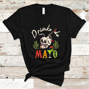 Funny Cinco De Mayo T Shirt Cinco De Mayo Drinko De Mayo Fiesta Mexican Party TS02 Black Printyourwear