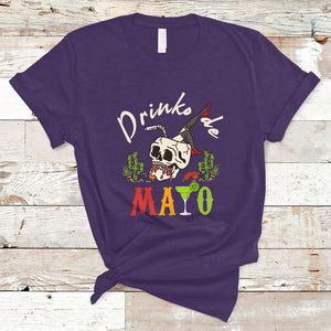 Funny Cinco De Mayo T Shirt Cinco De Mayo Drinko De Mayo Fiesta Mexican Party TS02 Purple Printyourwear