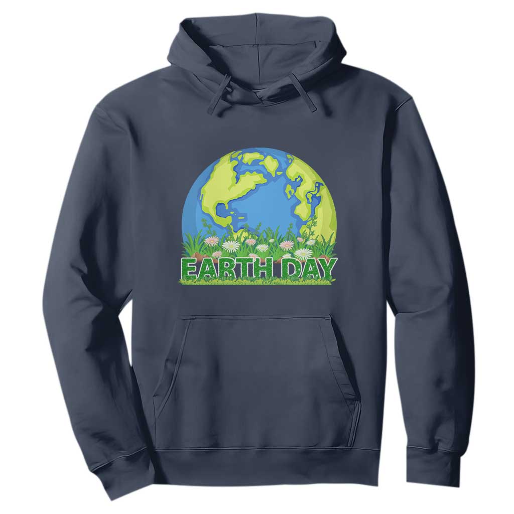 Earth Day Birthday Hoodie Save The Planet Everyday TS02 Navy Printyourwear