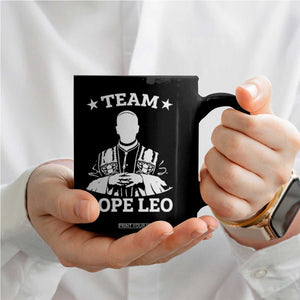 Team Pope Leo XIV Coffee Mug Vintage Catholic Faith Historical Religious Support TS02 Print Your Wear