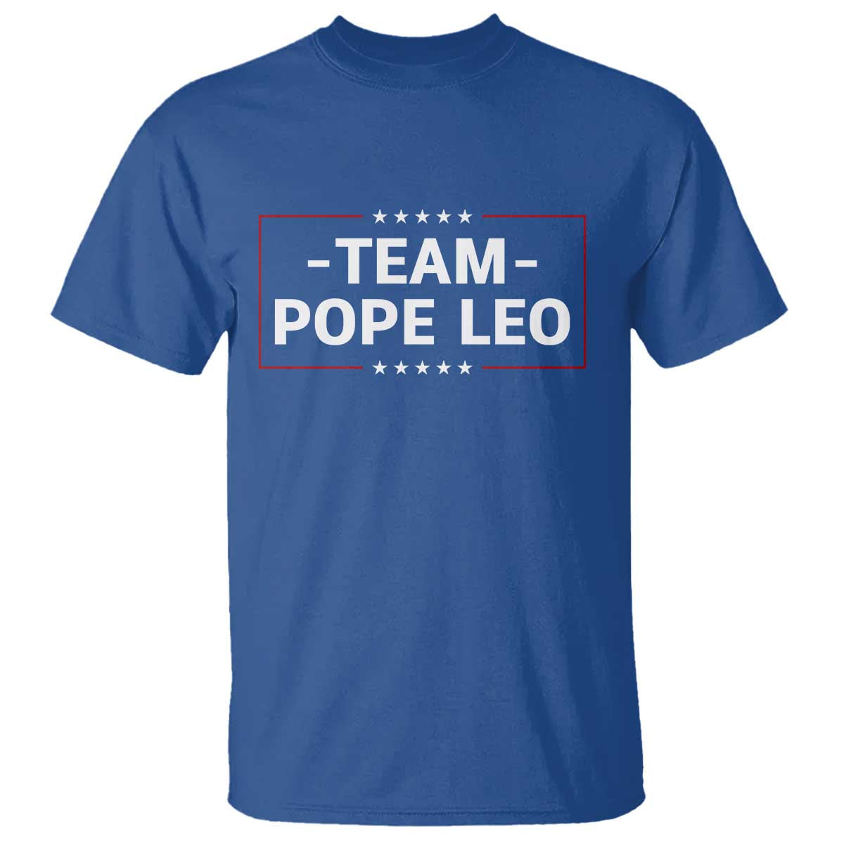 Team Pope Leo XIV T Shirt Catholic Pride Religious Faith Solidarity TS02 Royal Blue Print Your Wear