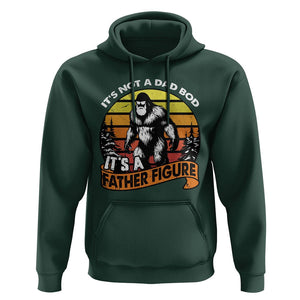 Dad Bod Hoodie It's Not A Dad Bod It's A Father Figure Funny Bigfoot Vintage TS02 Dark Forest Green Print Your Wear