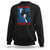 Strong Trump 2024 Sweatshirt Bulletproof Raised Fist Not Today President 45 47 TS02 Black Print Your Wear