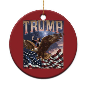 Trump Christmas Ornament American Eagle US Flag TS02 Print Your Wear