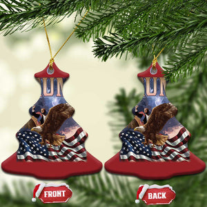 Trump Christmas Ornament American Eagle US Flag TS02 Christmas Tree Red Print Your Wear