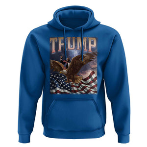 Trump Hoodie American Eagle US Flag TS02 Royal Blue Print Your Wear