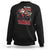 Santa Claus Biker Sweatshirt Oh What Fun It Is To Ride Motorcycle Christmas TS02 Black Printyourwear