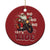 Biker Santa Claus Christmas Ornament Ho Ho Ho Let's Ride Xmas TS02 Print Your Wear