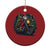 Biker Santa Claus Christmas Ornament Riding Motorcycle Christmas TS02 Print Your Wear