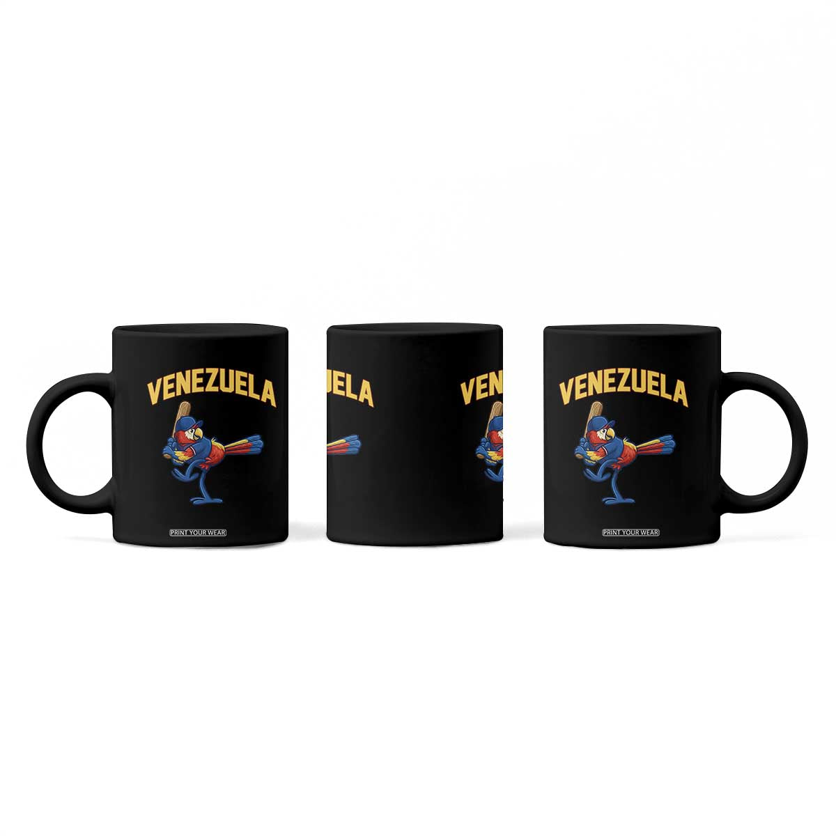 Venezuela Baseball Macaw Batter Coffee Mug Ara Macao Guacamaya Venezuelan Pride TS02 Print Your Wear