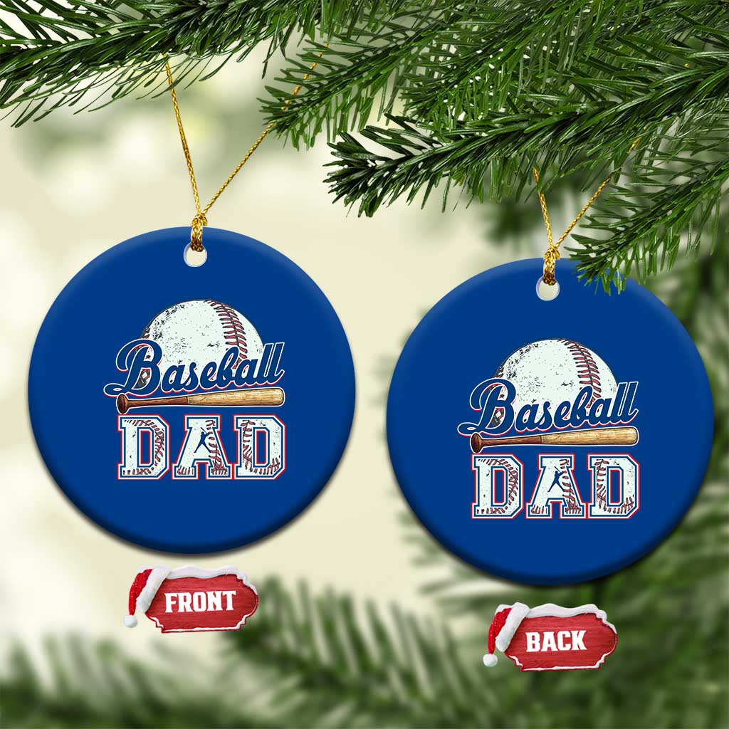 Baseball Dad Ceramic Ornament Baseball Sport Lovers For Father's Day TS02 1pc Blue Print Your Wear