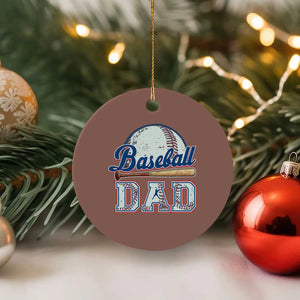 Baseball Dad Ceramic Ornament Baseball Sport Lovers For Father's Day TS02 1pc Mocha Print Your Wear