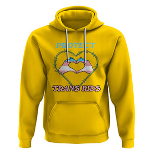 Protect Trans Kids Hoodie LGBT Support LGBT Pride Flag Heart Sign TS02 Daisy Printyourwear